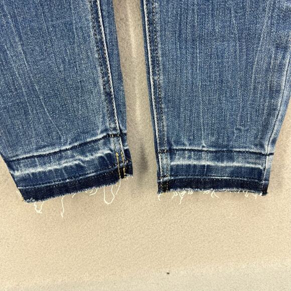 Kancan Jeans Women's 9/28 Blue Geneva High Rise Ankle Skinny Preppy Normcore - Picture 8 of 14